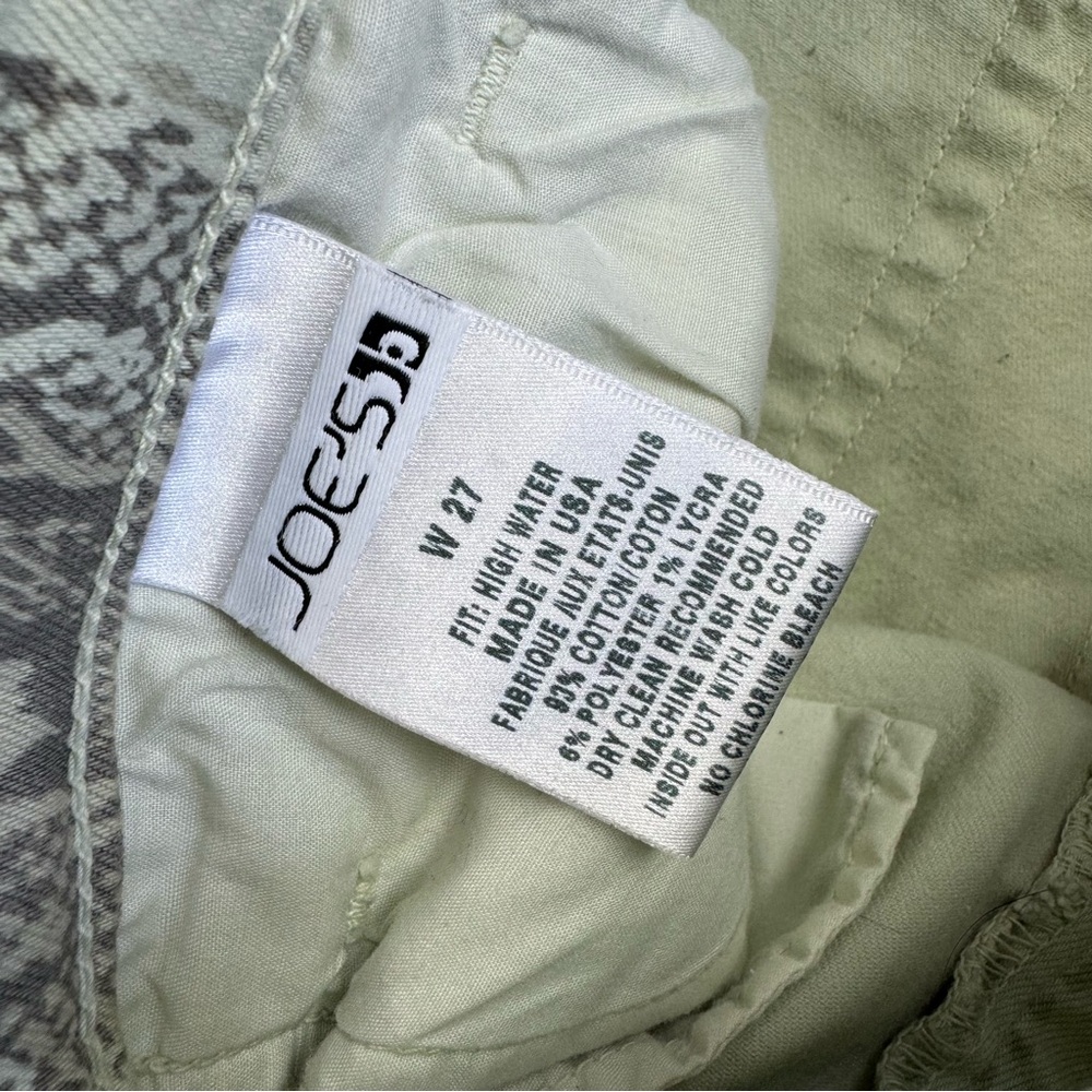 JOE'S JEANS The Luna High Rise Cigarette Skinny Jeans Size 27 Snake Print Denim - Picture 12 of 14